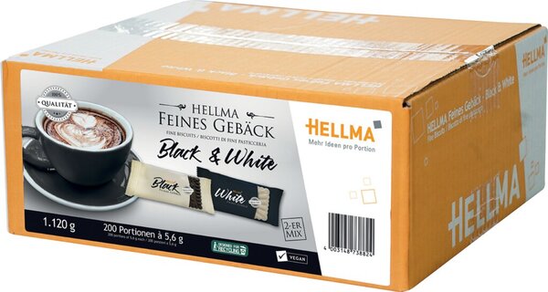 HELLMA Black & White Gebäck 200 St.