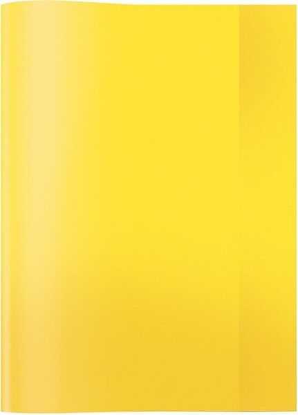 Heftschoner Folie transp. A5 gelb hoch