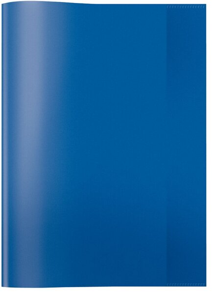 Heftschoner Folie transp. A4 dunkelblau