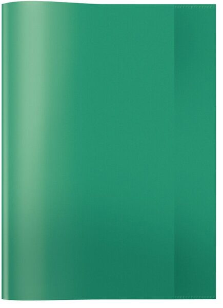 Heftschoner Folie transp. A4 dunkelgrün