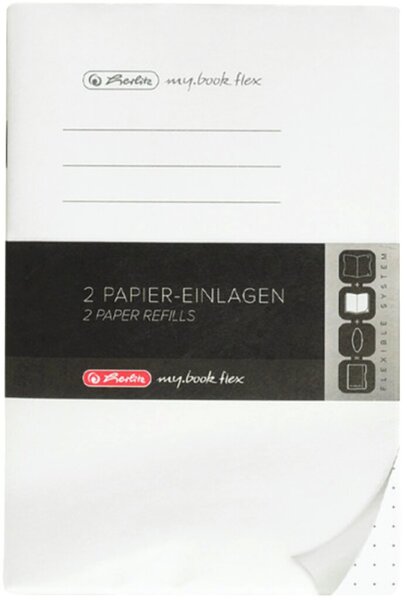 HERLITZ Refill flex A6 2x40 Blatt punktiert FSC Mix