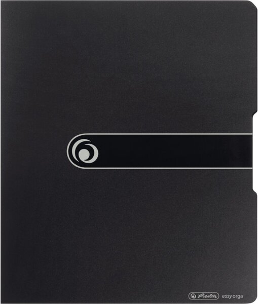 HERLITZ Ringbuch PP A4 2R 16mm schwarz opak to go