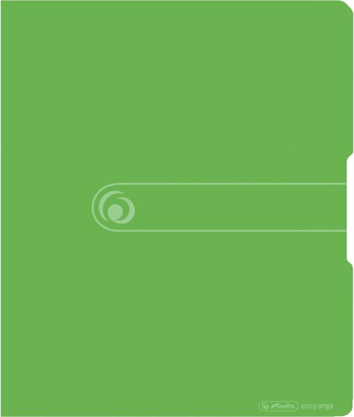 HERLITZ Ringbuch PP A4 2 Ringen 25mm apfel opak