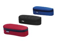 HERLITZ Schlamper-Rolle Etui, aus Nylon Klappe an Deckelklappe innen, Reissvers