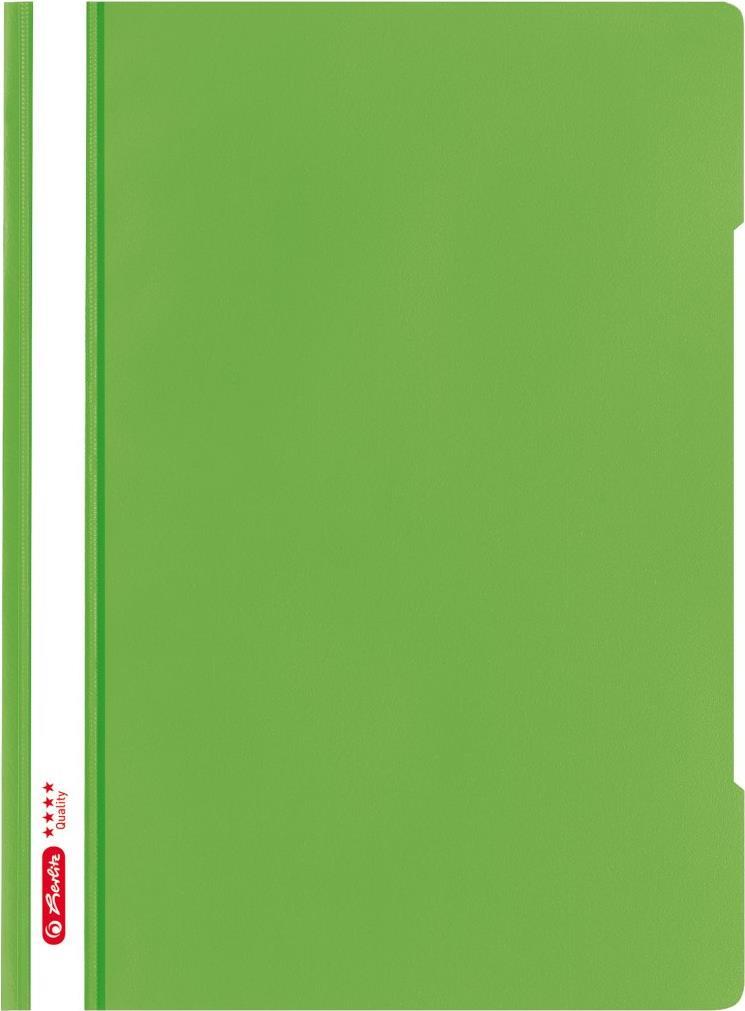 HERLITZ Schnellhefter  A4 PP     Quality hellgrün 1er