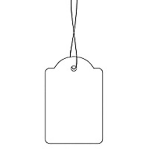 HERMA Hängeetiketten 18x28 mm mit Faden weiß 1000 St.