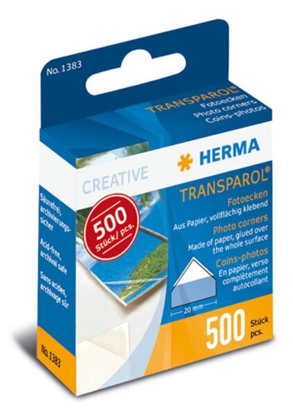 HERMA Transparol Fotoecken 500 St.