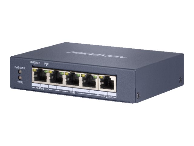 HIKVISION Digital Technology DS-3E0505HP-E Netzwerk-Switch Unmanaged Gigabit Et