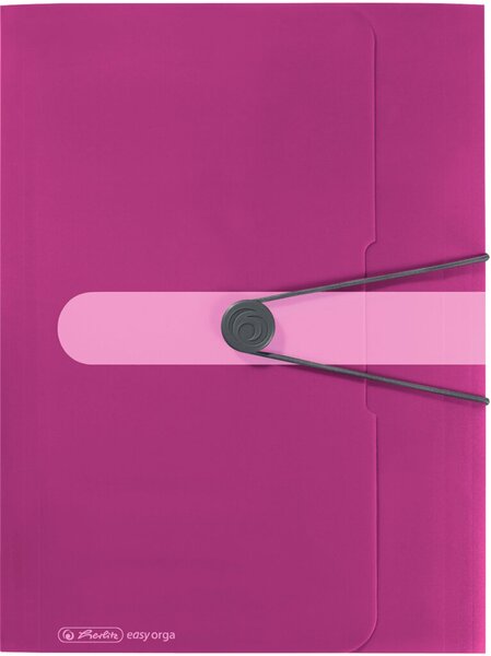 Gummizugmappe PP A4 Beere opak 