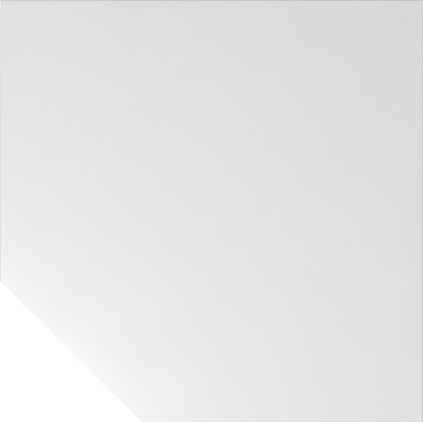 Verkettungsplatte trapezform/STF Weiß/Silber, Quadratform mit