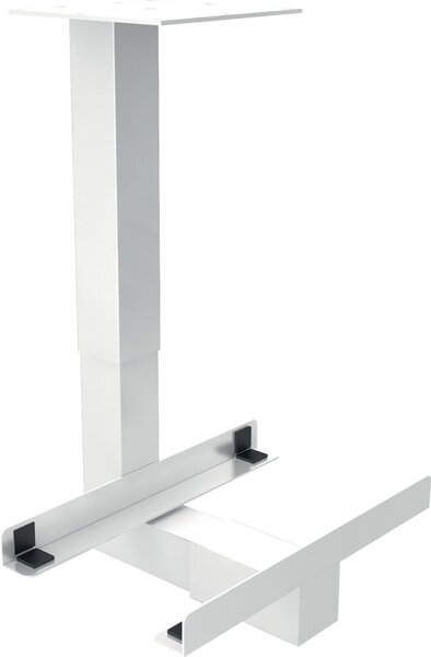 PC-Halter Weiß zum Unterschrauben unter eine Tischplatte von mindestens