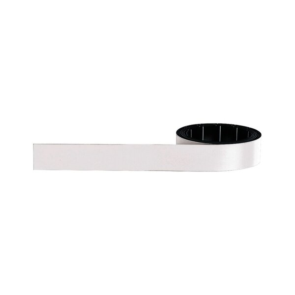 Magnetoflexband 1000x15mm weiß zuschneidbar, beschriftbar