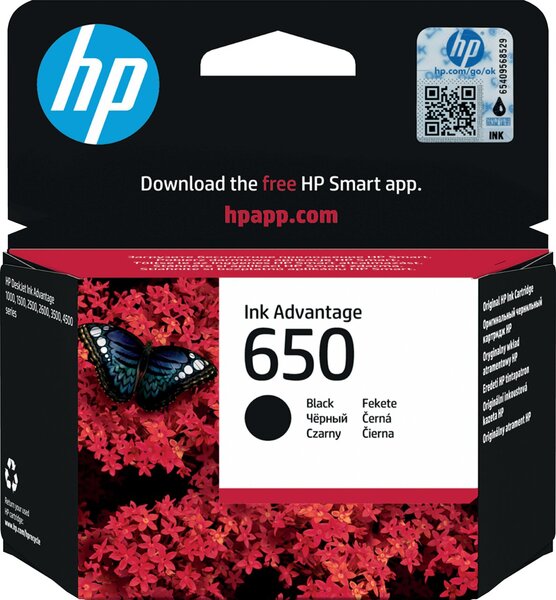 Tintenpatrone 650 schwarz Deskjet Ink Advantage 2515 All-in-One