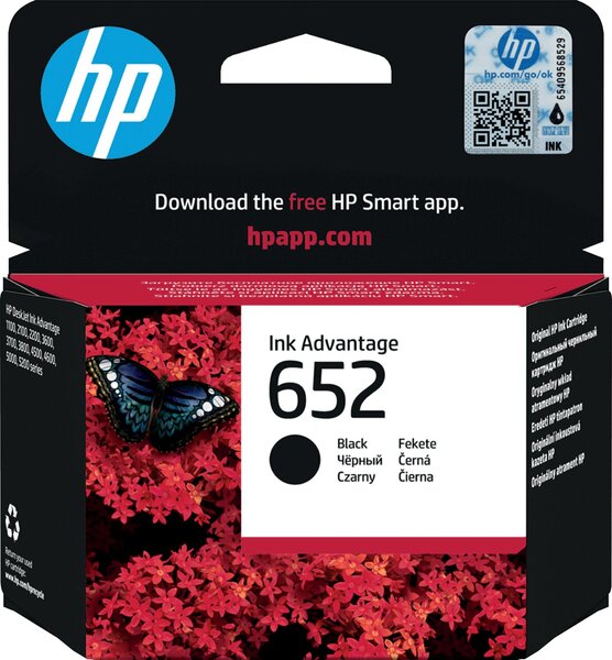 Tintenpatrone 652 schwarz DeskJet Ink Advantage 1115, 2135, 3635