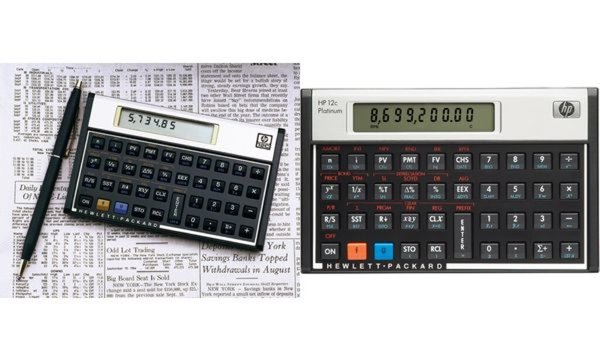 HP 12C PLATINUM FINANCIAL CALCULATOR IN