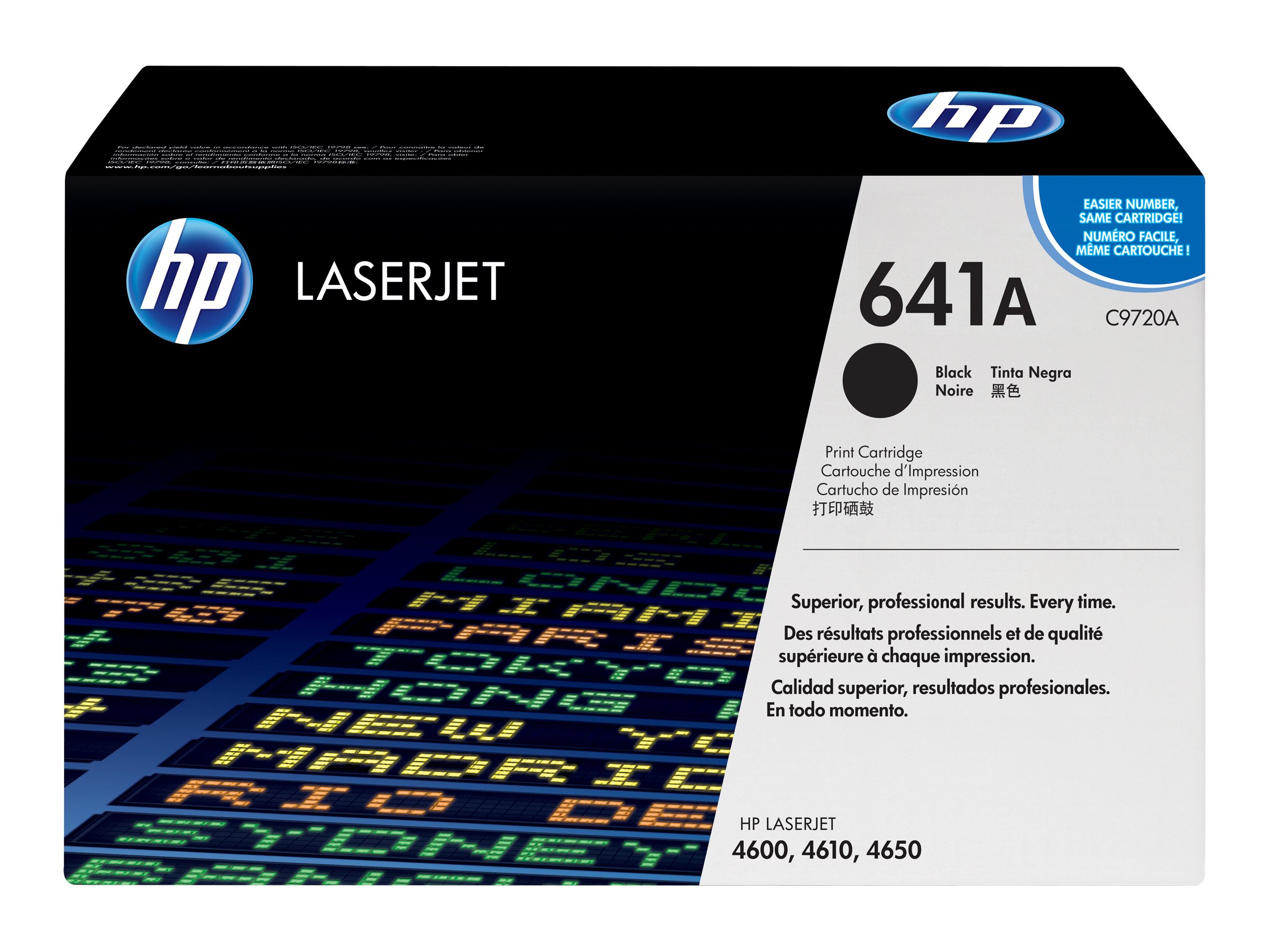 HP 641A Schwarz LaserJet Tonerpatrone (C9720A)