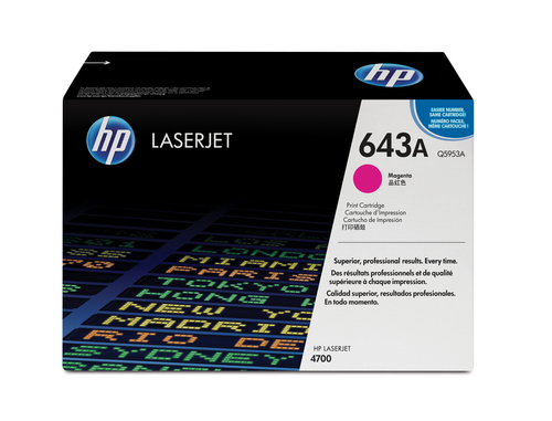HP 643A Magenta LaserJet Tonerpatrone (Q5953A)