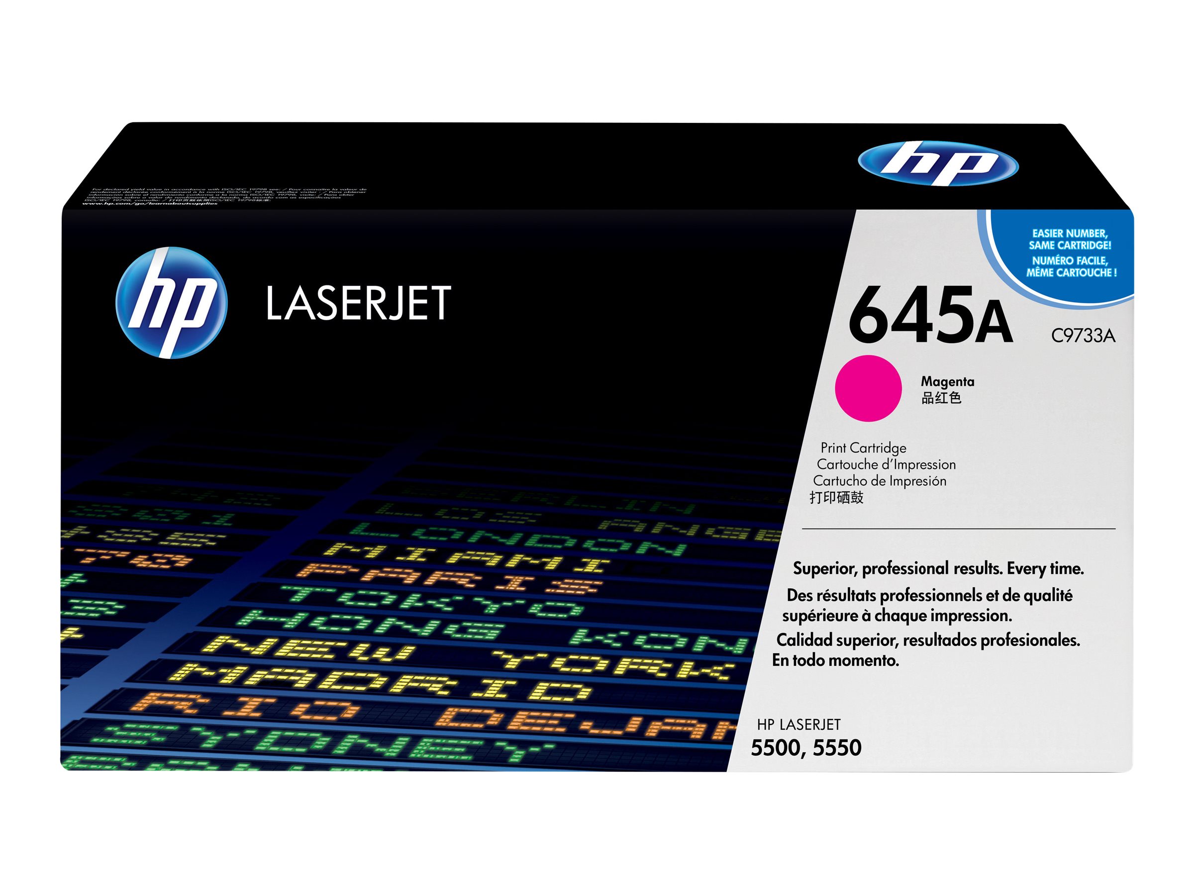 HP 645A Magenta LaserJet Tonerpatrone (C9733A)