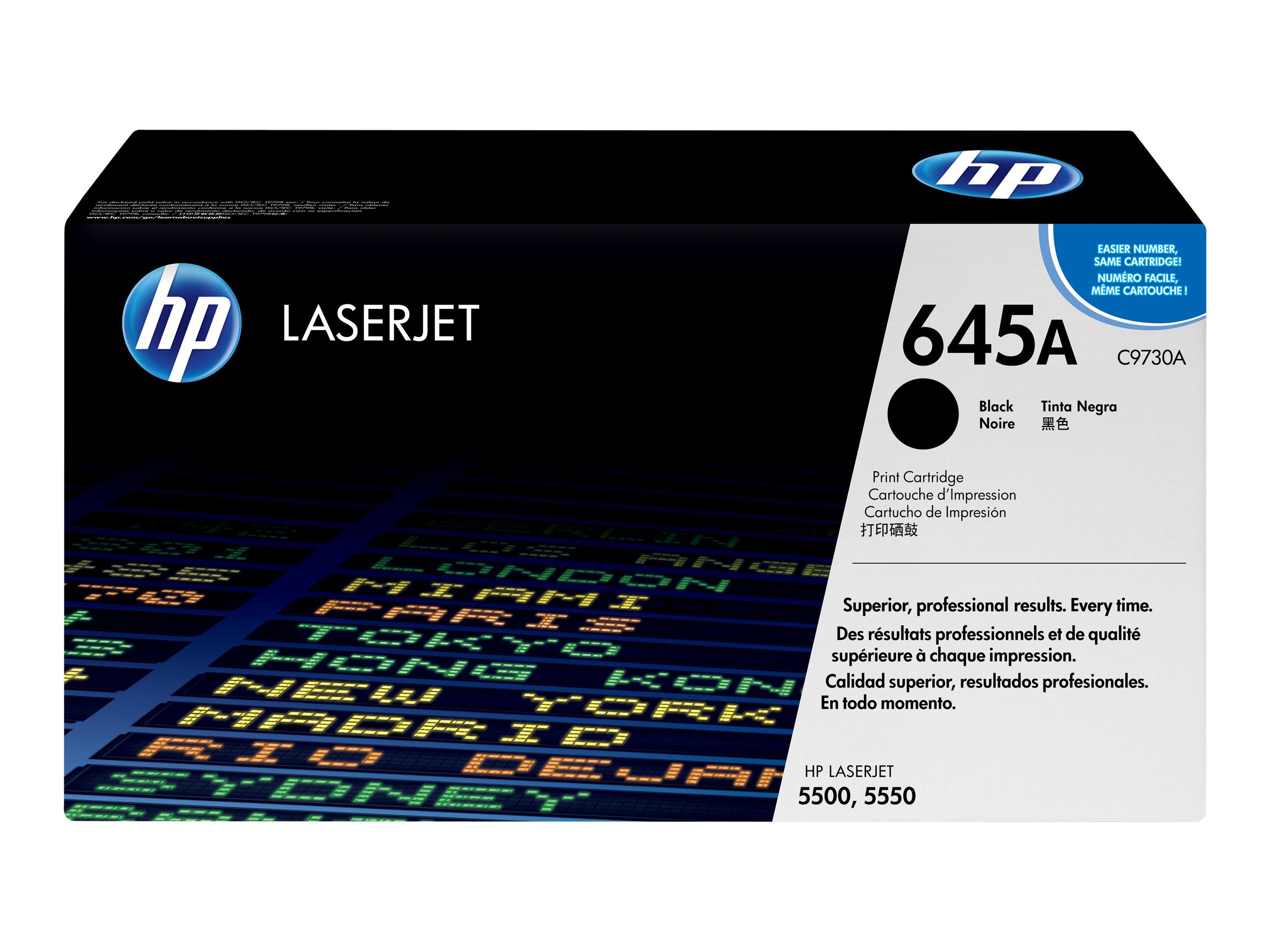 HP 645A Schwarz LaserJet Tonerpatrone (C9730A)