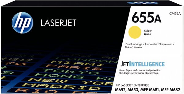 HP 655A Toner Gelb