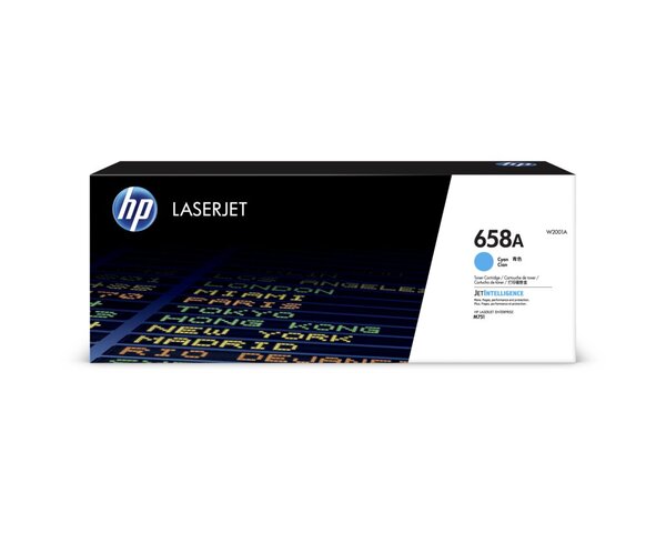 HP 658A Cyan LaserJet Toner Cartridge