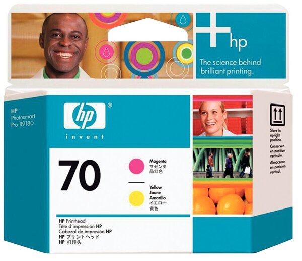 HP 70 Gelb, Magenta Druckkopf