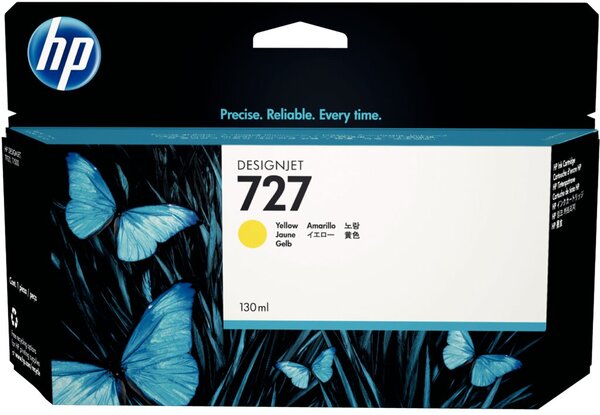 HP 727 Dye Based Yellow Tintenpatrone