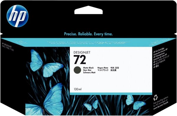 HP 72 Gelb, mattschwarz Druckkopf