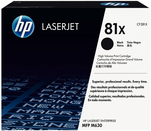 HP 81X Schwarz LaserJet Tonerpatrone (CF281X)