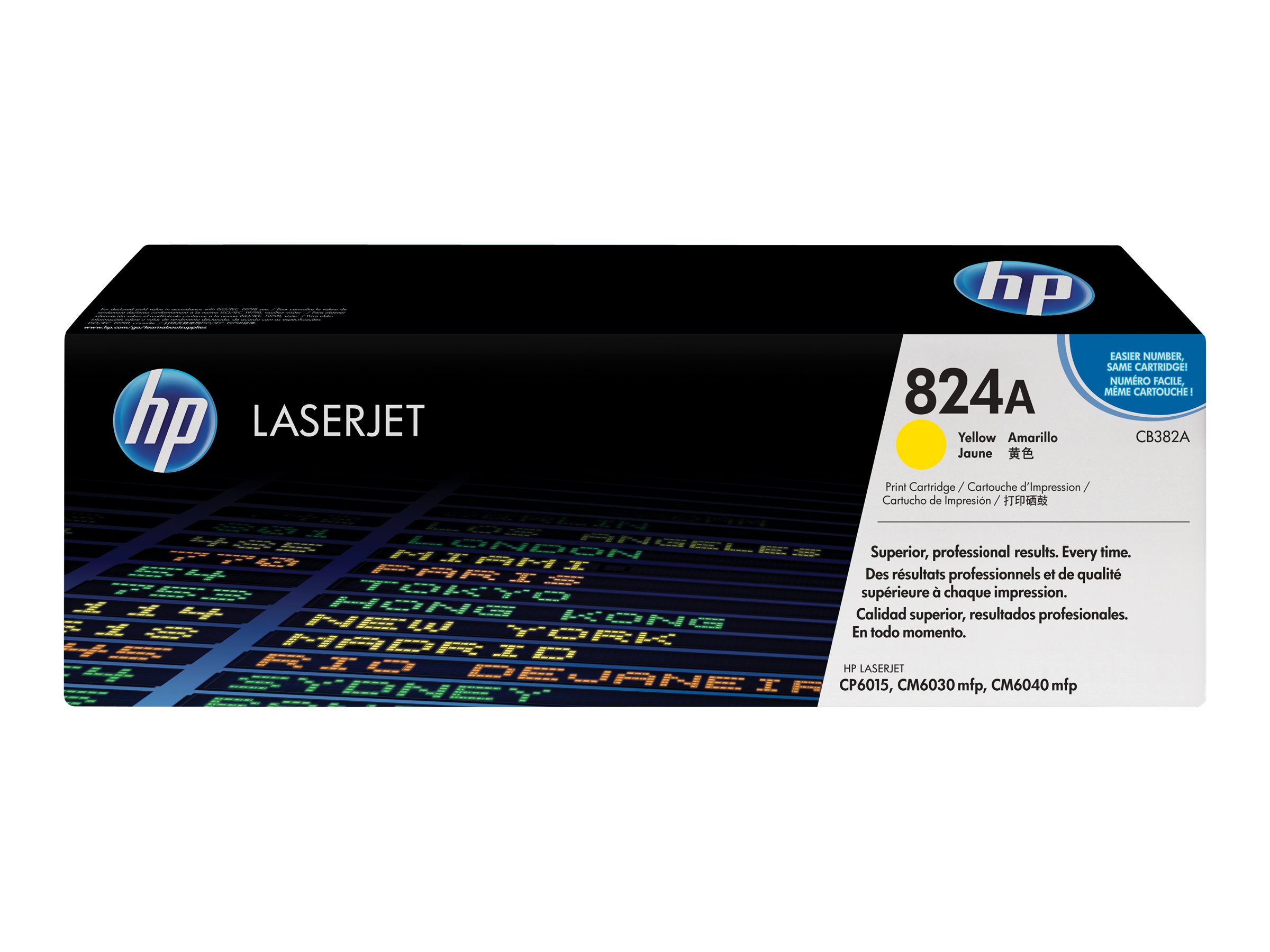 HP 824A Gelb LaserJet Tonerpatrone (CB382A)