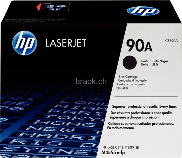 HP 90A Schwarz LaserJet Tonerpatrone (CE390A)