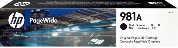HP 981A Schwarz PageWide Tintenpatrone