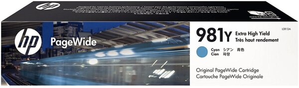 HP 981Y Besonders hohe Ergiebigkeit Cyan PageWide Tintenpatrone