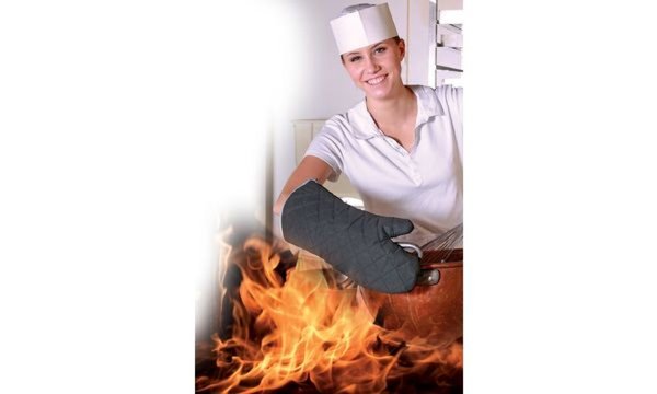 HYGOSTAR Hitzeschutz-Handschuh FLA MESTAR, schwarz (6495052)