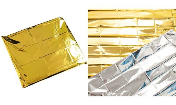HYGOSTAR Rettungsdecke, 1.600 x 2.1 00 mm, silber/gold (6495242)