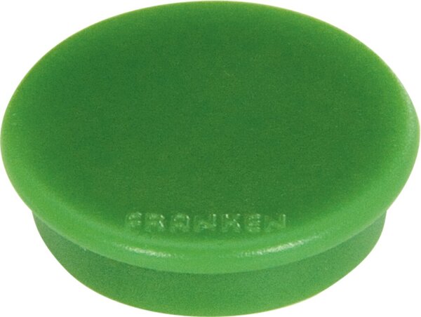 Haftmagnet 32mm grün 10 Stück Haftkraft 800g
