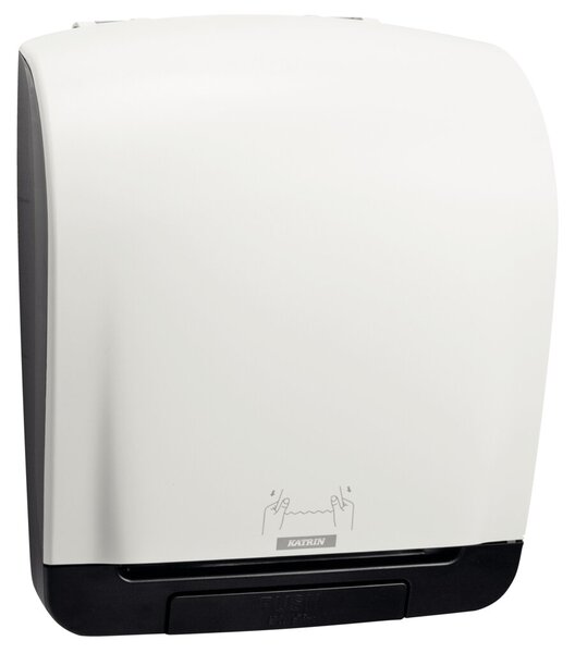 Handtuchrollen-Spender Katrin weiß Inclusive System, Kunststoff