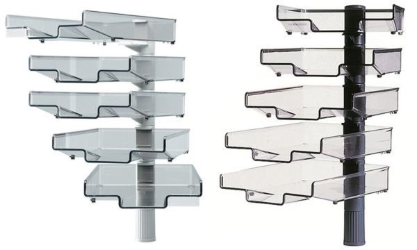 Hansa Schwenkflügler mit 5 Schalen, schwarz (61000253)