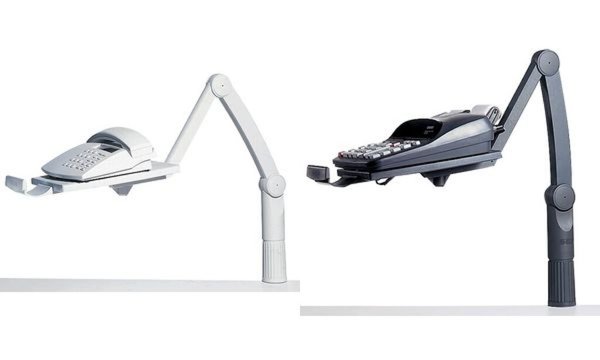 Hansa flexibler Telefonschwenkarm T SA 5020, lichtgrau (61000245)