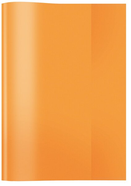 Heftschoner Folie transp. A5 orange hoch