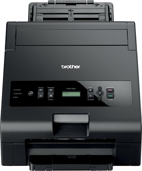 Heißfoliendrucker HAK-100, schwarz, bis zu 15 A4-S./Min., ADF für bis