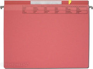 Hängehefter ReNo-VERTIC® mit PlastikFenster 1 AHV, rot      