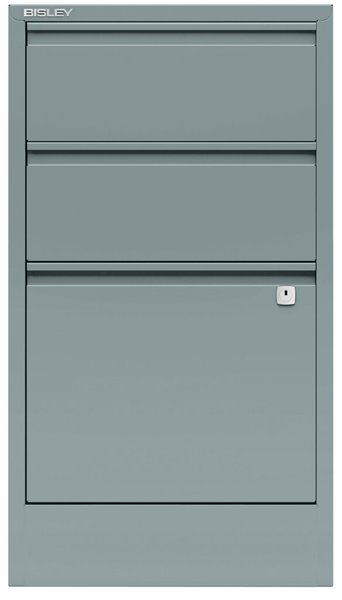 Hängeregistraturschrank, silber 1 HR-Schubladen, 2 Schubladen