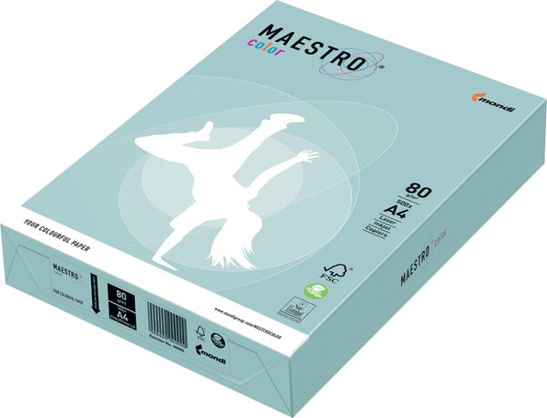Kopierpapier Maestro Color, 80 g DIN A4, holzfrei, farbig
