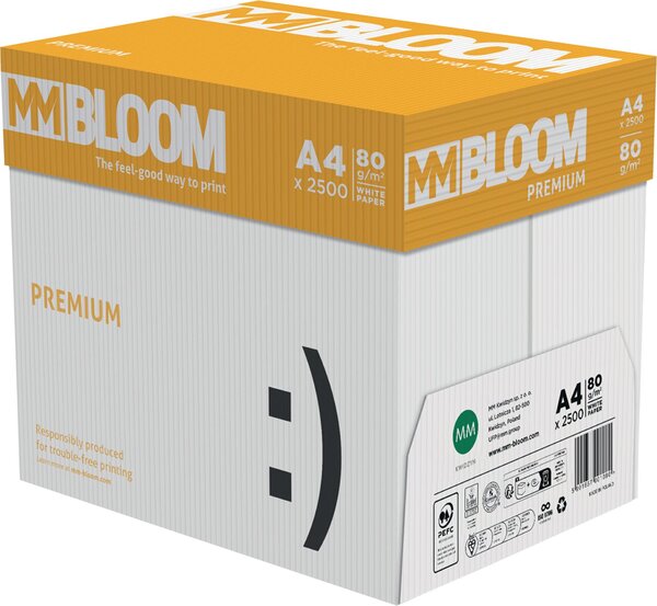 Kopierpapier Bloom Premium, 80 g DIN A4, holzfrei, weiß
