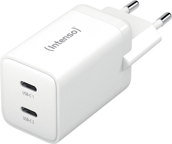 Intenso W40CC GaN Ladeadapter weiß, 40 Watt