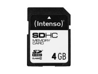 INTENSO Secure Digital Cards SD Class 10 4GB