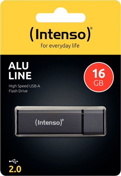INTENSO USB-Drive 2.0 Alu Line 16 GB anthrazit