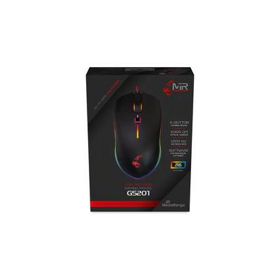 MEDIARANGE Gaming-Maus 9-Tasten bis 4000dpi LED Beleuchtung