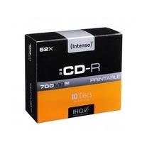 Intenso Medium CD-R 700 MB/80MIn.,52x Speed, Printable, 10er Intenso Medium CD-R 700 MB/80MIn.,52x Speed, Printable, 10er